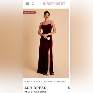 Birdy Grey Cabernet Bridesmaid dress